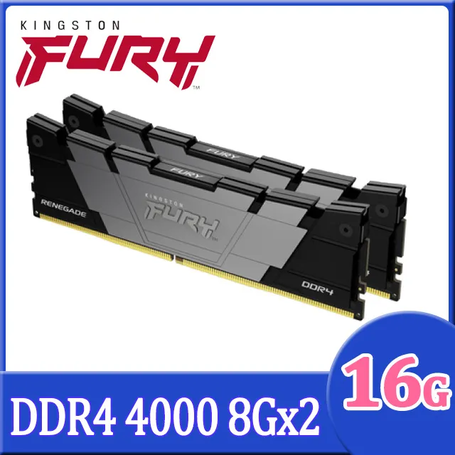 金士頓 FURY Renegade DDR4 4000 16GB 反叛者 超頻記憶體 KF440C19RB1K2/32 歷史價格詳細信息