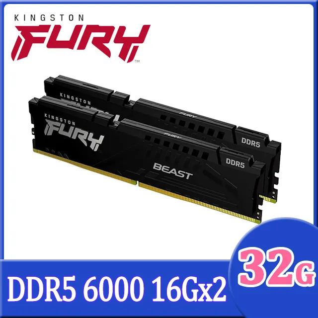 金士頓 KF560C36BBEAK2-32 16G FURY Beast RGB DDR5 6000 XMP EXPO 歷史價格詳細信息