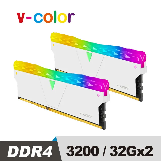 v-color 全何 Prism Pro 系列 DDR4 3200 32GB(16GBX2) RGB桌上型超頻記憶 (黑色) 歷史價格詳細信息