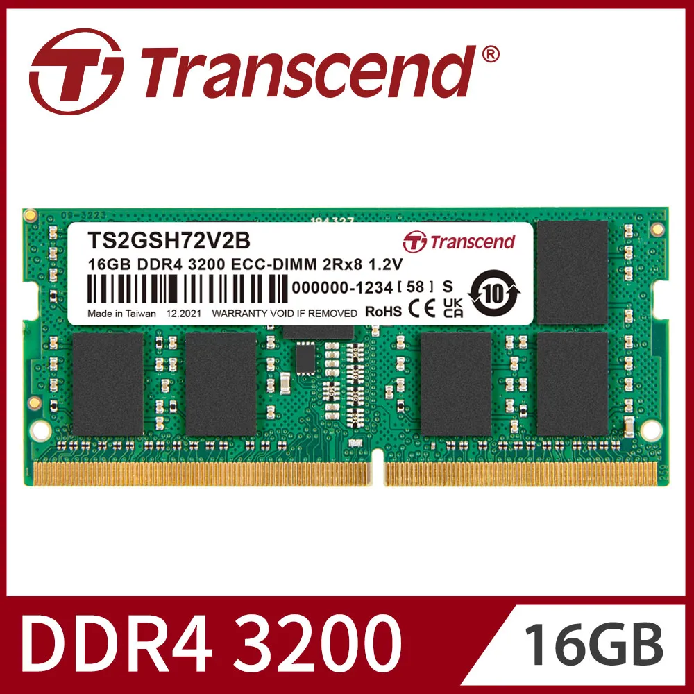Transcend 創見 ECC SO-DIMM DDR4 3200 32GB伺服器記憶體(TS4GSH72V2E) 歷史價格詳細信息