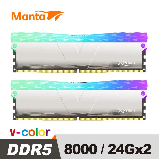 【v-color 全何】MANTA XPRISM RGB DDR5 7200 48GB kit 24GBx2(桌上型超頻記憶體) 歷史價格詳細信息