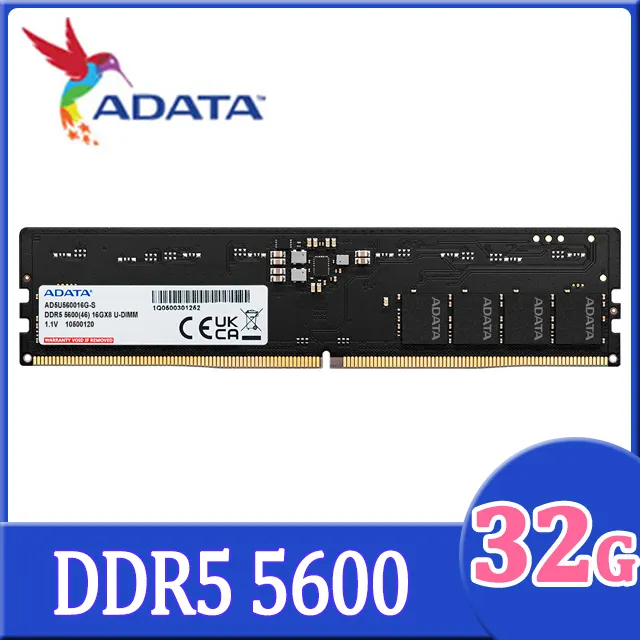 ADATA 威剛 DDR5 5600 16GB 桌上型記憶體 (AD5U560016G-S) 歷史價格詳細信息