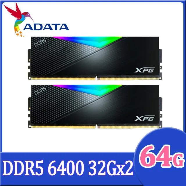 【ADATA 威剛】LANCER  RGB DDR5 6400 32GB*2 白色 超頻桌上型記憶體(AX5U6400C3232G-DCLARWH) 歷史價格詳細信息