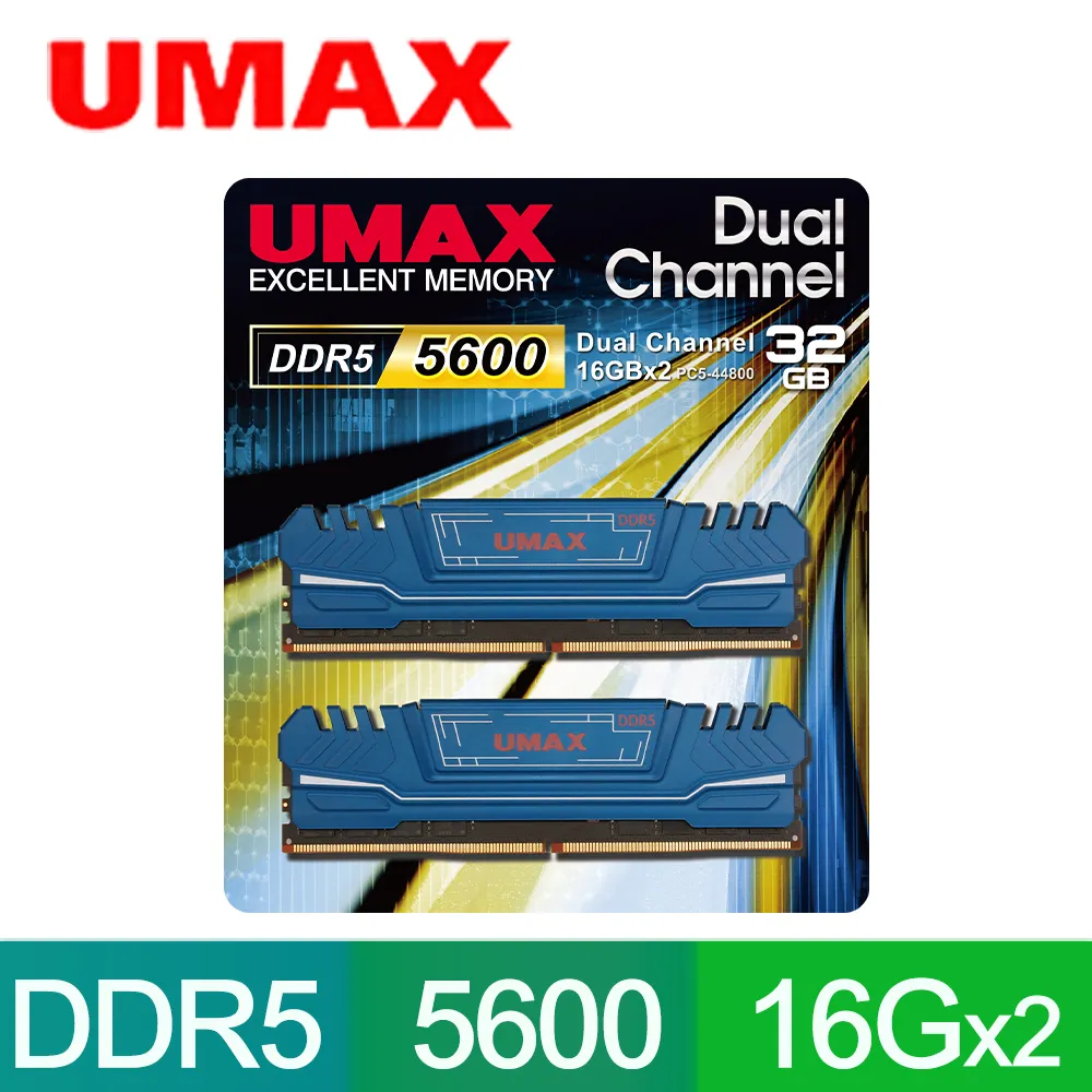 UMAX DDR5 5600 8GB 桌上型記憶體(1024X16) 歷史價格詳細信息