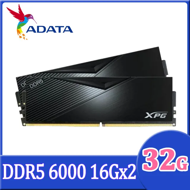 【ADATA 威剛】LANCER  DDR5 6000 32GB*2 黑色 超頻桌上型記憶體(★AX5U6000C3032G-DCLABK) 歷史價格詳細信息