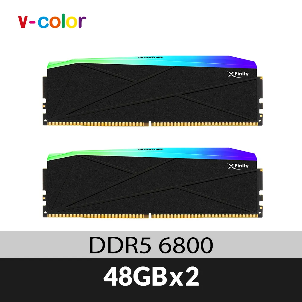DDR5 MANTA XFinity 8000 32GB (16GBx2) RGB 桌上型超頻記憶體 (黑銀) 歷史價格詳細信息