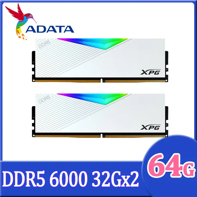 ADATA 威剛 XPG Lancer DDR5 6000 64GB(32Gx2) 桌上型超頻記憶體(黑色)(AX5U6000C3032G-DCLABK) 歷史價格詳細信息