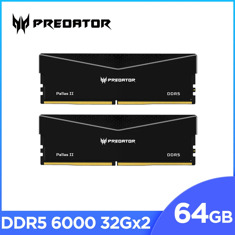 Acer Predator PallasII DDR5-6000 32GB(16G*2)(CL30) 超頻桌上型記憶體 歷史價格詳細信息