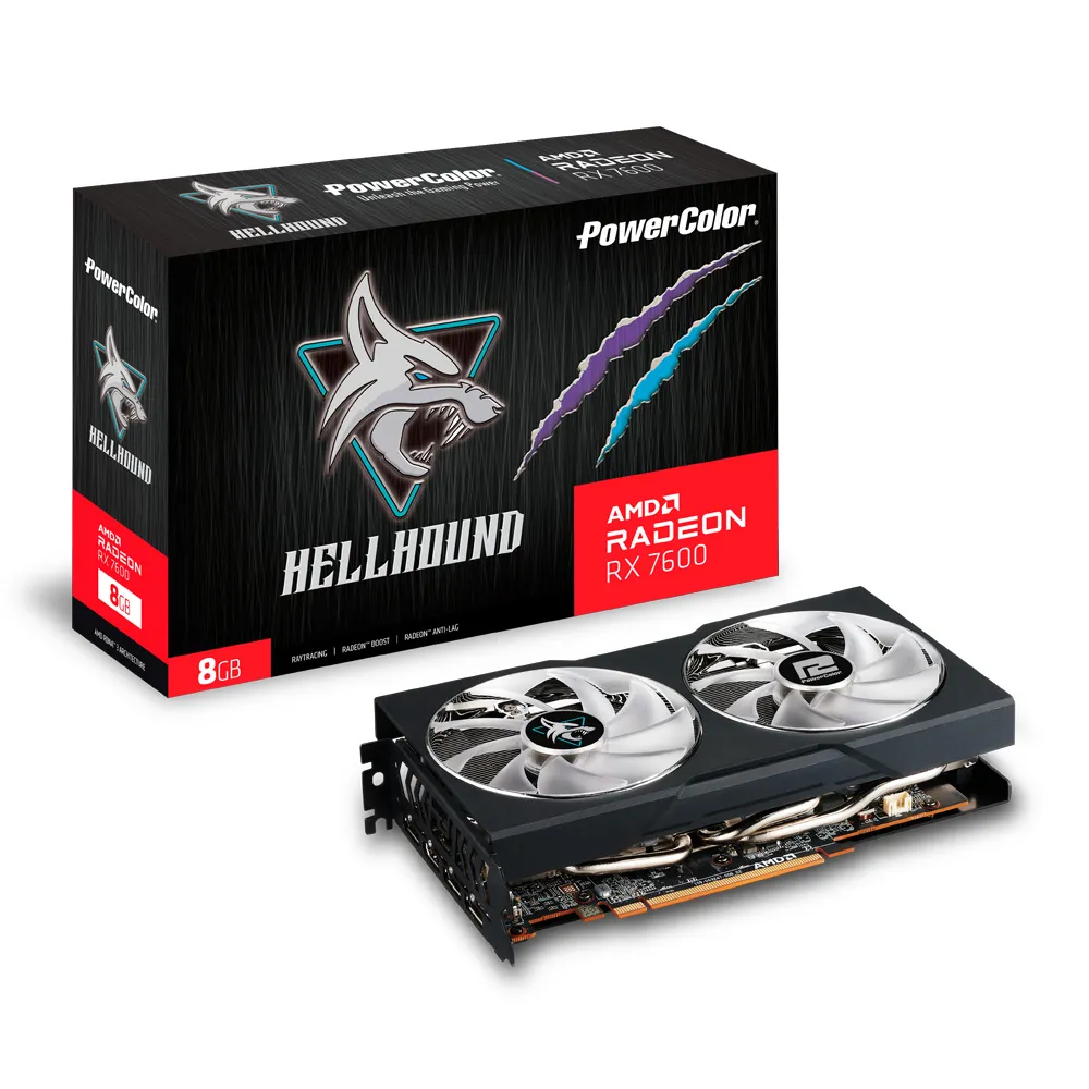 撼訊 RX7600 Hellhound LED 8G GDDR6 128bit AMD顯示卡 價格比較,價格查詢,歷史價格詳細信息