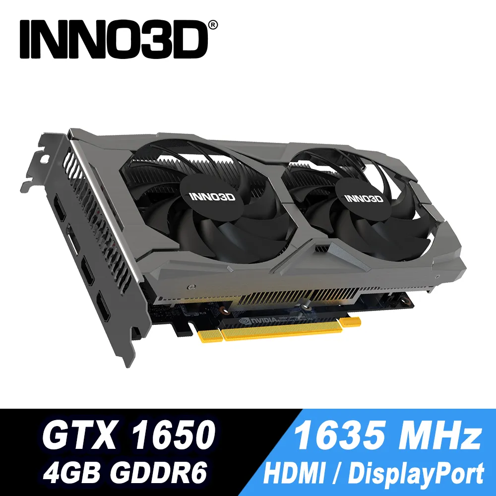 Inno3D 映眾 Geforce GTX1650 TWIN X2 OC GDDR6 4G 雙風扇 顯示卡 19.6CM 歷史價格詳細信息
