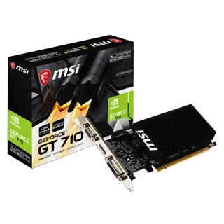 微星gt710 1G HDMI 獨立顯卡半高刀卡品牌機升級ITX小顯卡 亮機卡 歷史價格詳細信息