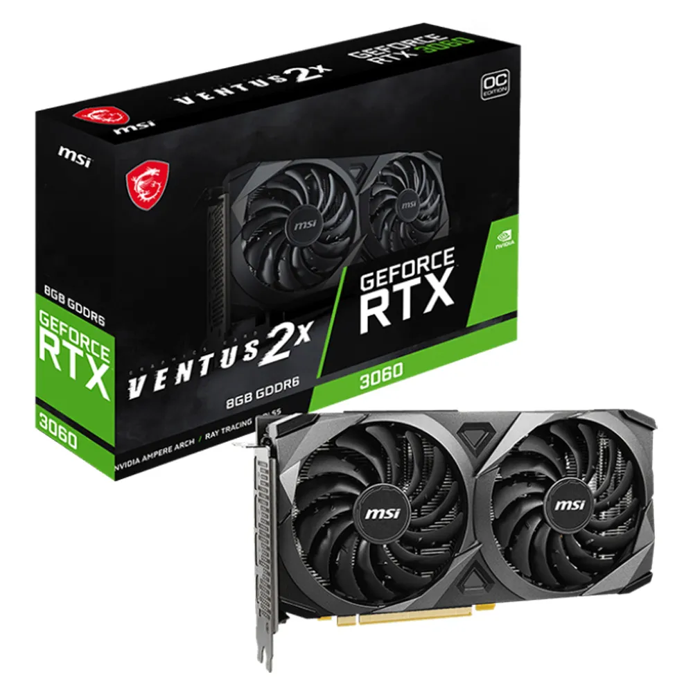 MSI微星 RTX3060 VENTUS 2X 8G OC 顯示卡 歷史價格詳細信息