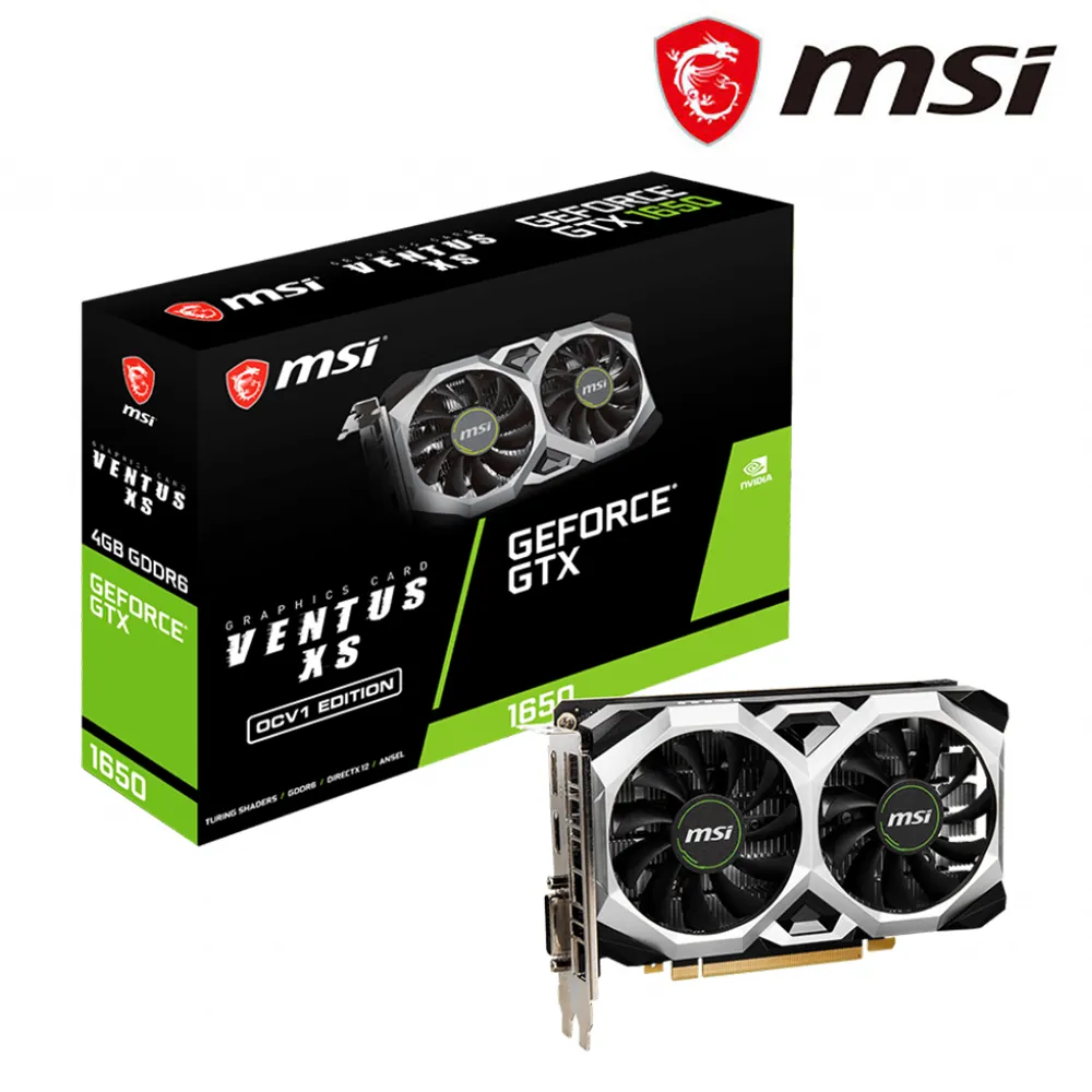 微星 GeForce GTX 1650 D6 VENTUS XS OC V3 顯示卡 歷史價格詳細信息