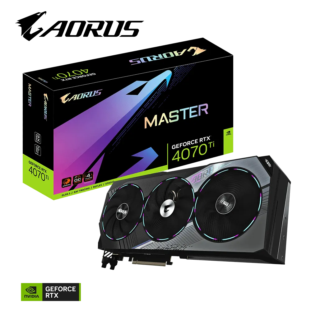 技嘉 AORUS RTX4070 Ti MASTER 12G 4070ti 34.2cm/RGB三風扇/註五年 歷史價格詳細信息