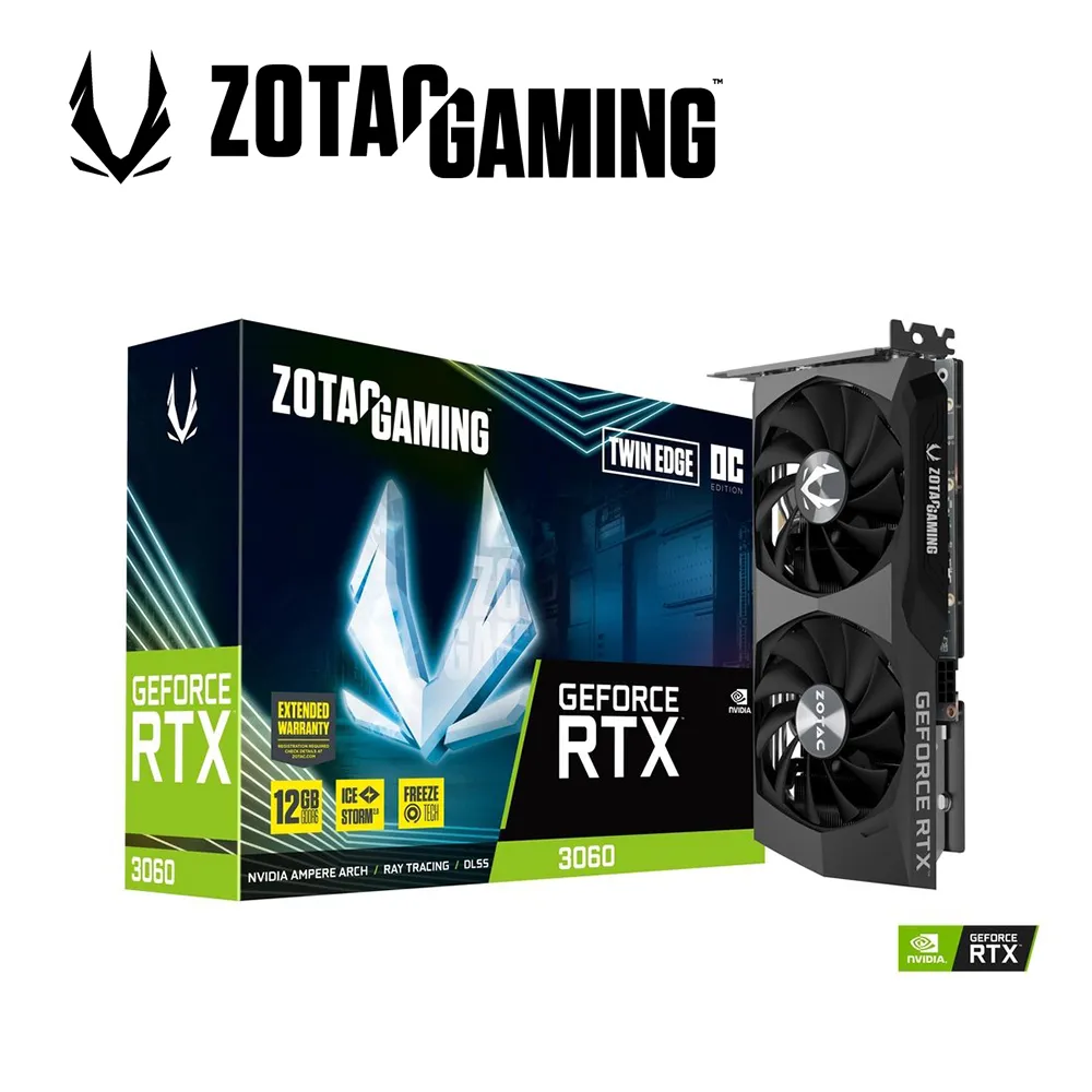 ZOTAC GAMING GeForce RTX 3060 Twin Edge OC (202205購入) 歷史價格詳細信息