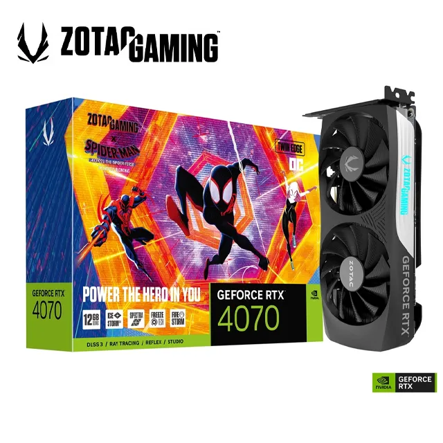 ZOTAC GAMING GeForce RTX 4070 Twin Edge OC SPIDER-MAN 顯示卡 歷史價格詳細信息