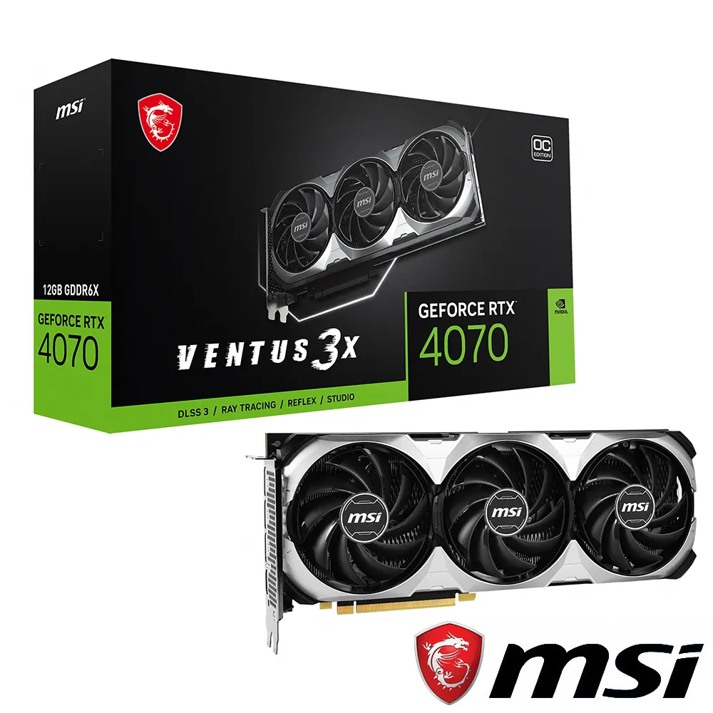 微星 GeForce RTX 4070 VENTUS 3X E 12G OC 顯示卡 歷史價格詳細信息