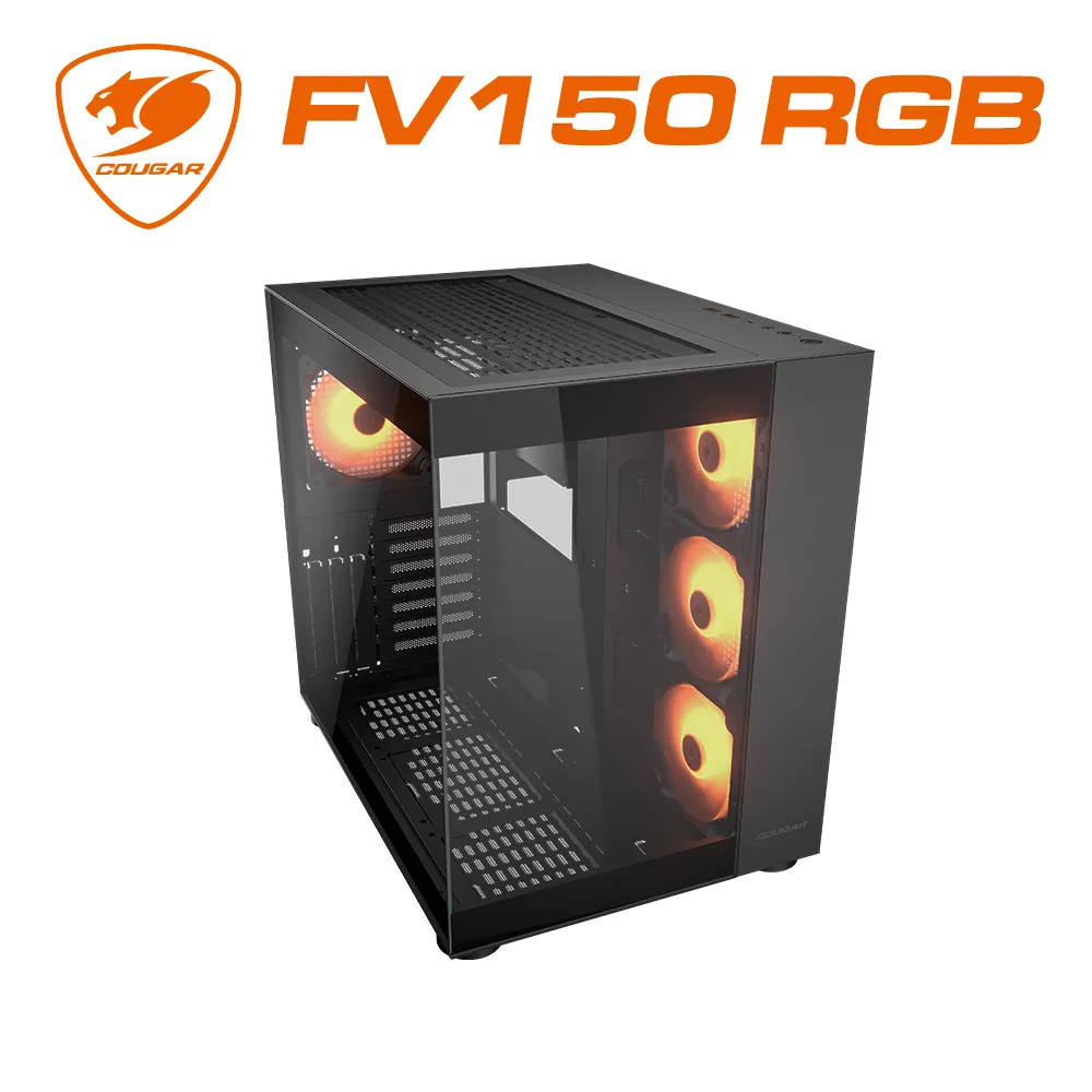 【COUGAR 美洲獅】FV150 RGB 電競機箱 電腦機殼(白色/ATX/附4顆ARGB風扇) 歷史價格詳細信息