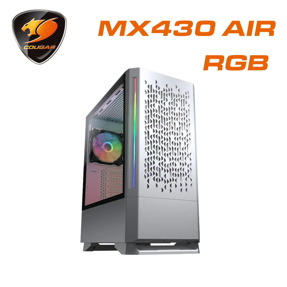 【COUGAR 美洲獅】MX430 Air RGB 中塔機箱 電腦機殼(鋼化玻璃側窗) 歷史價格詳細信息
