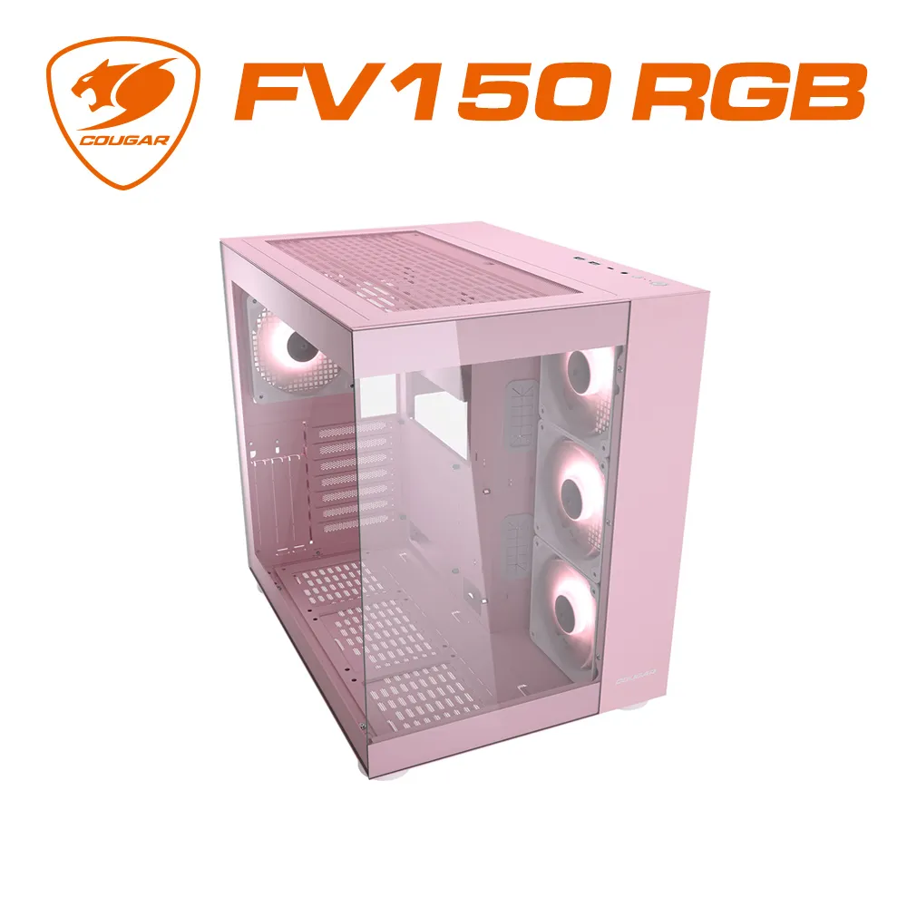 【COUGAR 美洲獅】FV150 RGB 電競機箱 電腦機殼(白色/ATX/附4顆ARGB風扇) 歷史價格詳細信息