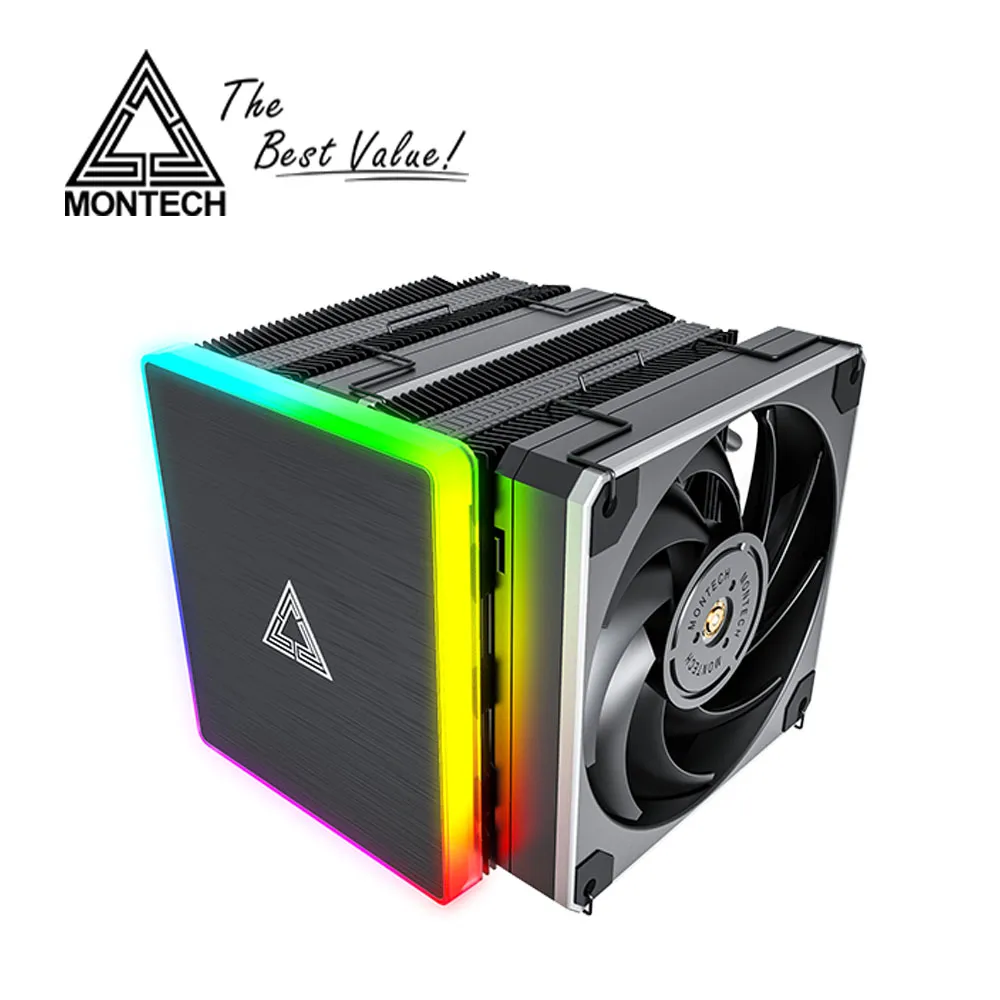 MONTECH 君主 METAL DT24 PREMIUM 豪華版 6導管 雙塔雙扇 ARGB CPU 散熱器 塔扇 歷史價格詳細信息