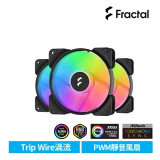 【Fractal Design】AspectRGB PWM風扇14cm-黑-3入包裝 歷史價格詳細信息