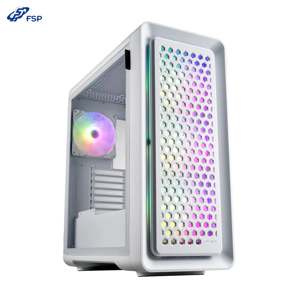 【FSP 全漢】全漢  CUT593P ATX 電腦機殼(雙面玻璃/黑色) 歷史價格詳細信息