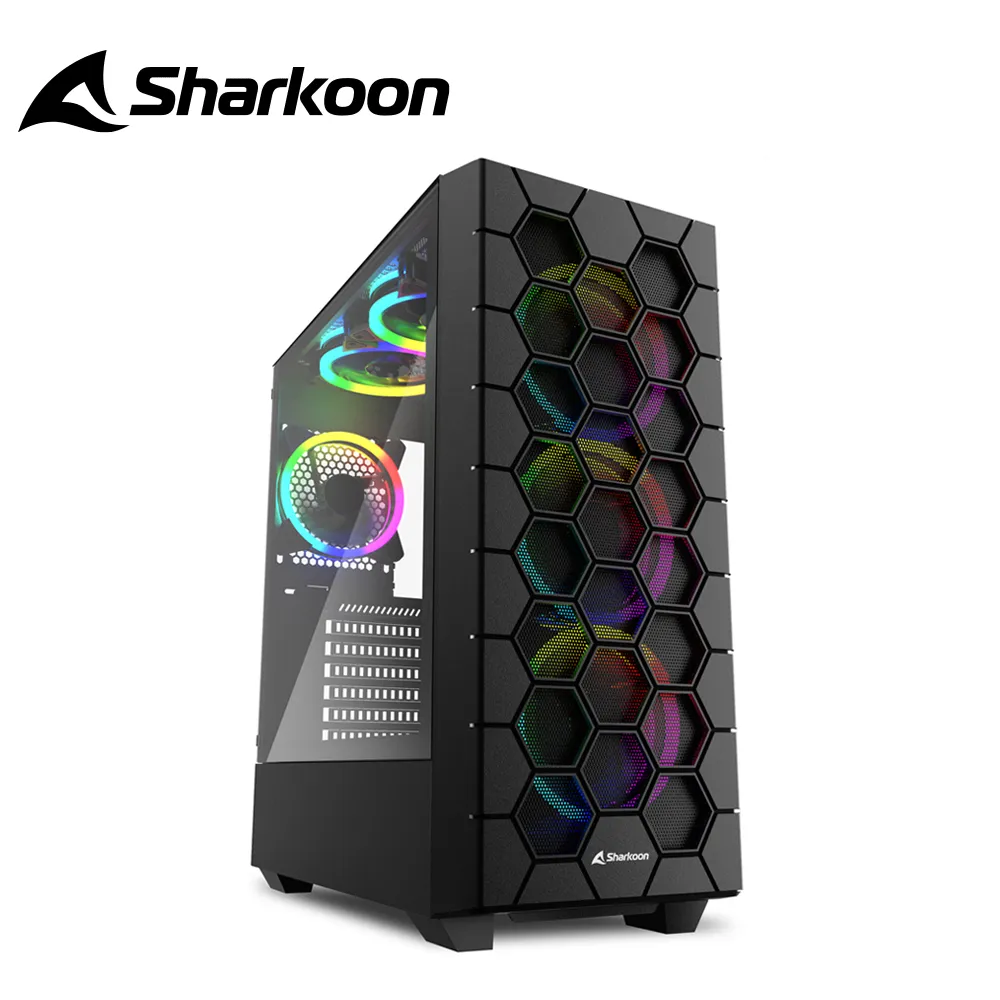 Sharkoon旋剛 RGB SLIDER 流影者 顯卡長33.5/CPU高15.7/玻璃透側/ATX/機殼/原價屋 歷史價格詳細信息
