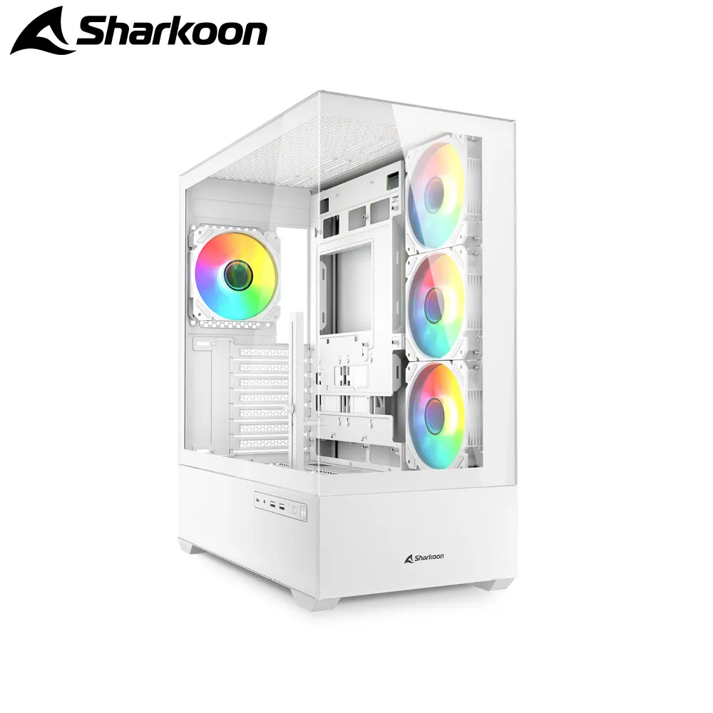 Sharkoon 德國 旋剛 RGB HEX 六風扇 ARGB Type-C 240 水冷排 ATX 電腦機殼 歷史價格詳細信息