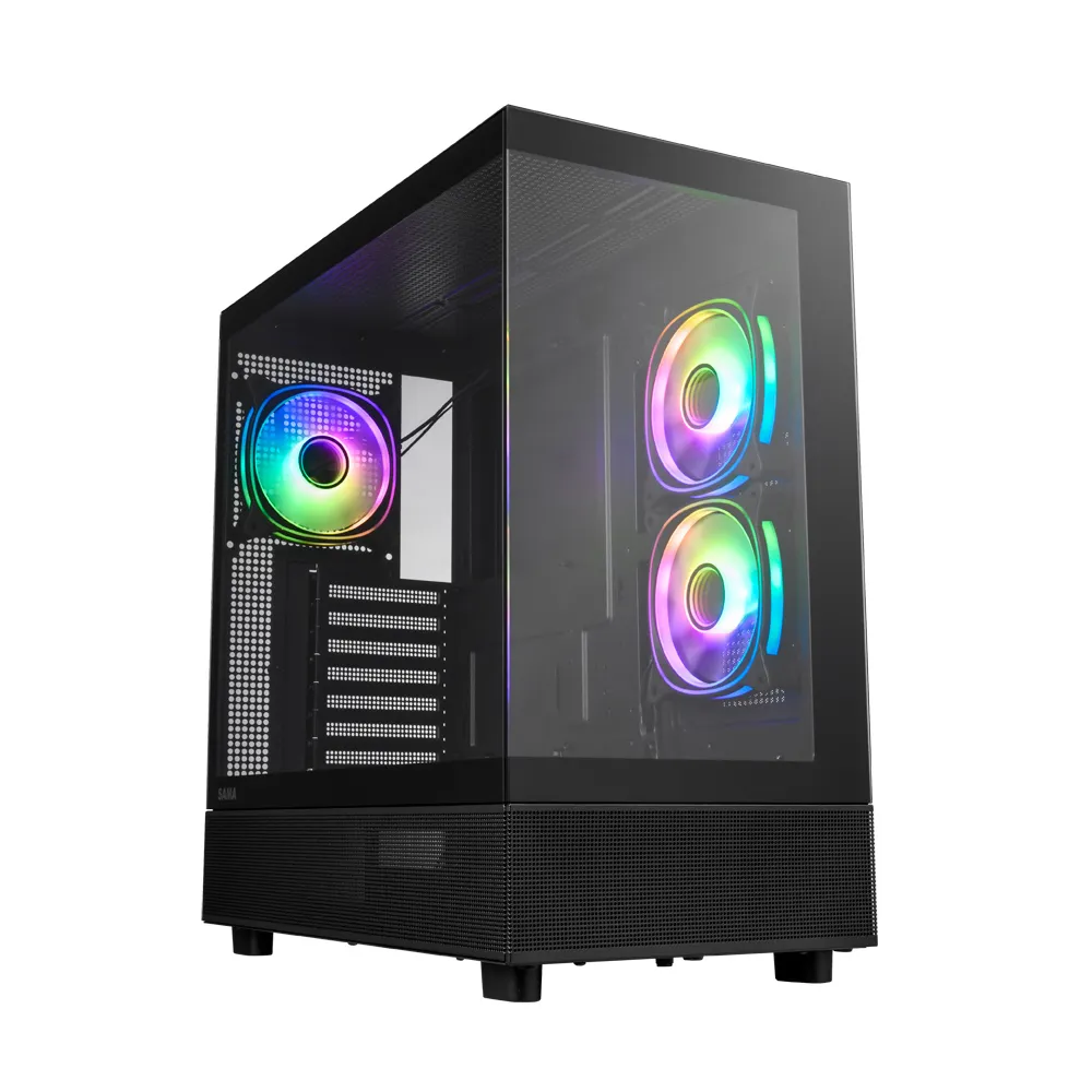 先馬（SAMA）黑洞7 中塔吸音降噪台式電腦主機箱 支持ATX主板/寬 歷史價格詳細信息