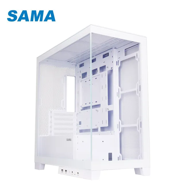 SAMA 先馬 SAK702(W) 新鏡界(白) 幻彩版  M-ATX / ITX 雙玻璃 海景房 電腦機殼 歷史價格詳細信息