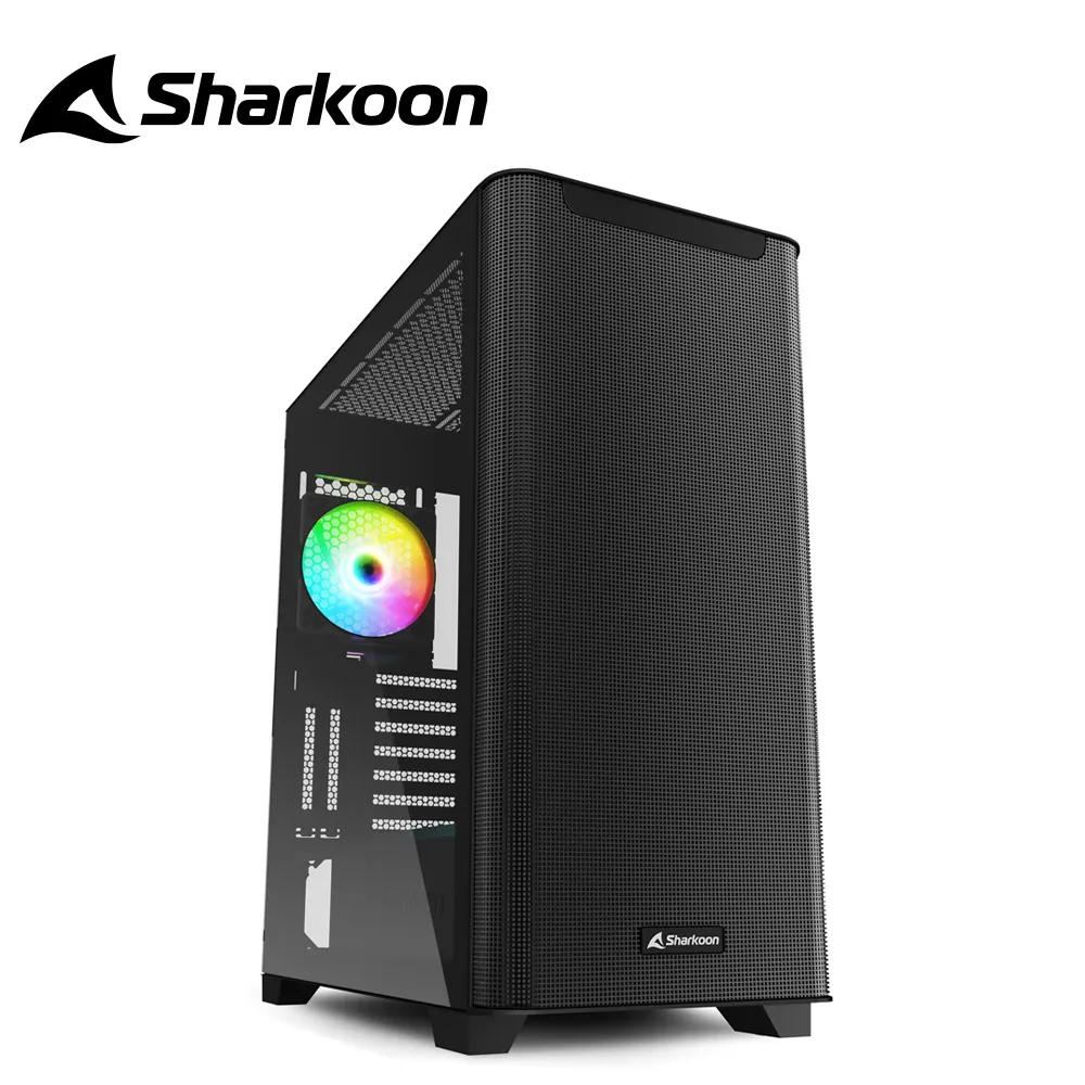 Sharkoon旋剛 M30 RGB E-ATX機殼/卡長38/U高17.2/玻璃透側/原價屋 歷史價格詳細信息