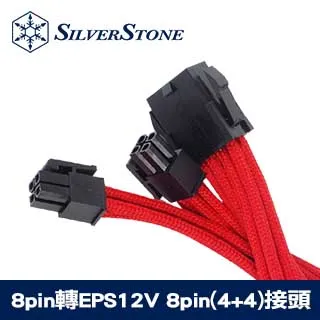 銀欣 8pin轉EPS12V 8pin(4+4)接頭編織網線材 PP07-EPS8R 價格比較,價格查詢,歷史價格詳細信息