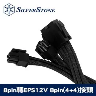銀欣 8pin轉EPS12V 8pin(4+4)接頭編織網線材 PP07-EPS8R 歷史價格詳細信息
