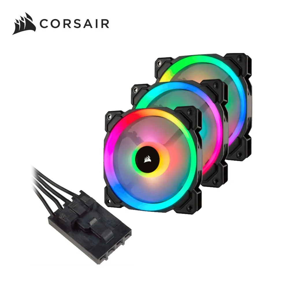 CORSAIR 海盜船 LL120 12cm 雙光環 RGB LED 黑色 風扇 CO-9050071-WW 歷史價格詳細信息