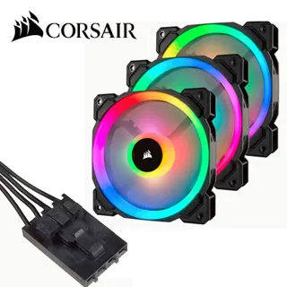 【CORSAIR 海盜船】LL120 RGB LED PWM 12公分 機殼風扇『高雄程傑電腦』 歷史價格詳細信息