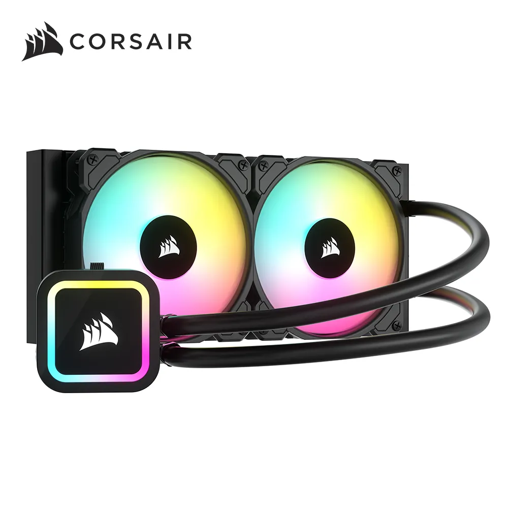 CORSAIR 海盜船 H100i ELITE RGB水冷散熱器 動態燈光/造型時尚/i CUE軟件 歷史價格詳細信息