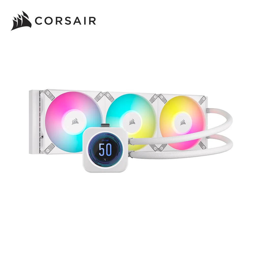 海盜船 CORSAIR iCUE H100i ELITE LCD XT 240CPU水冷散熱器 歷史價格詳細信息