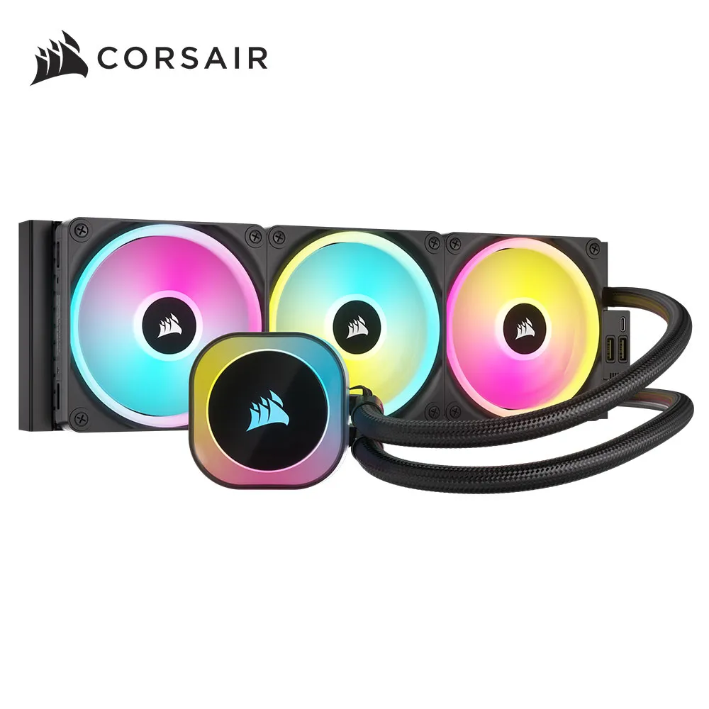 海盜船 CORSAIR iCUE LINK H150i RGB LCD AIO水冷散熱器-白 歷史價格詳細信息