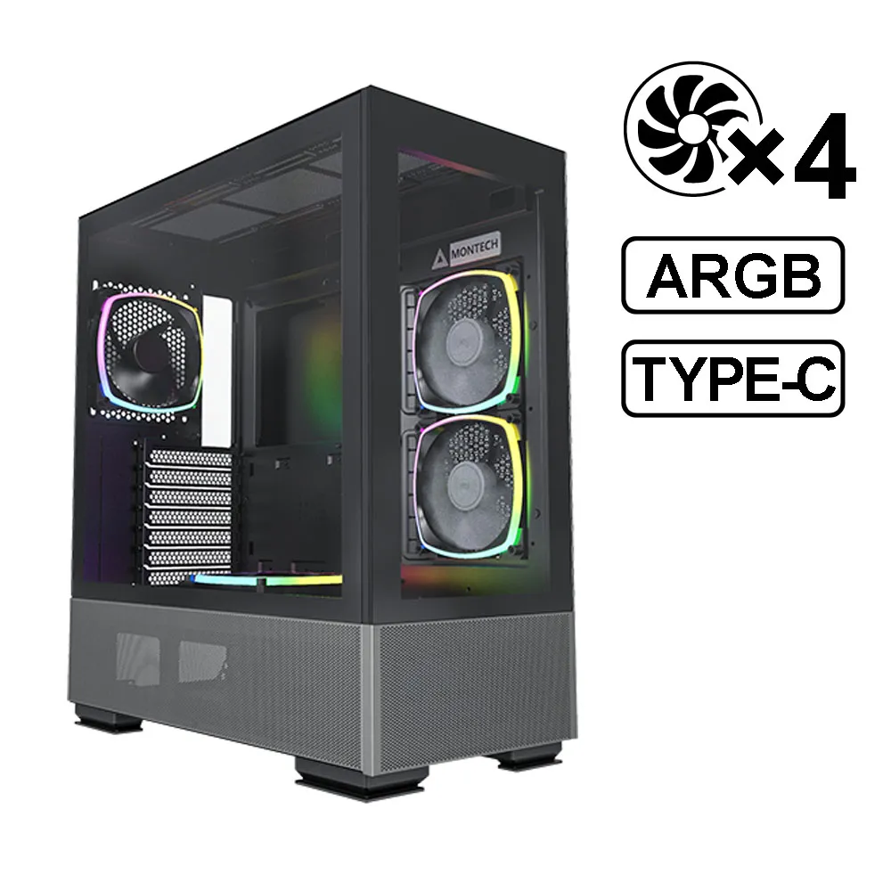 MONTECH 君主 SKY TWO 玻璃透側 ATX機殼《黑》 現貨 廠商直送 歷史價格詳細信息