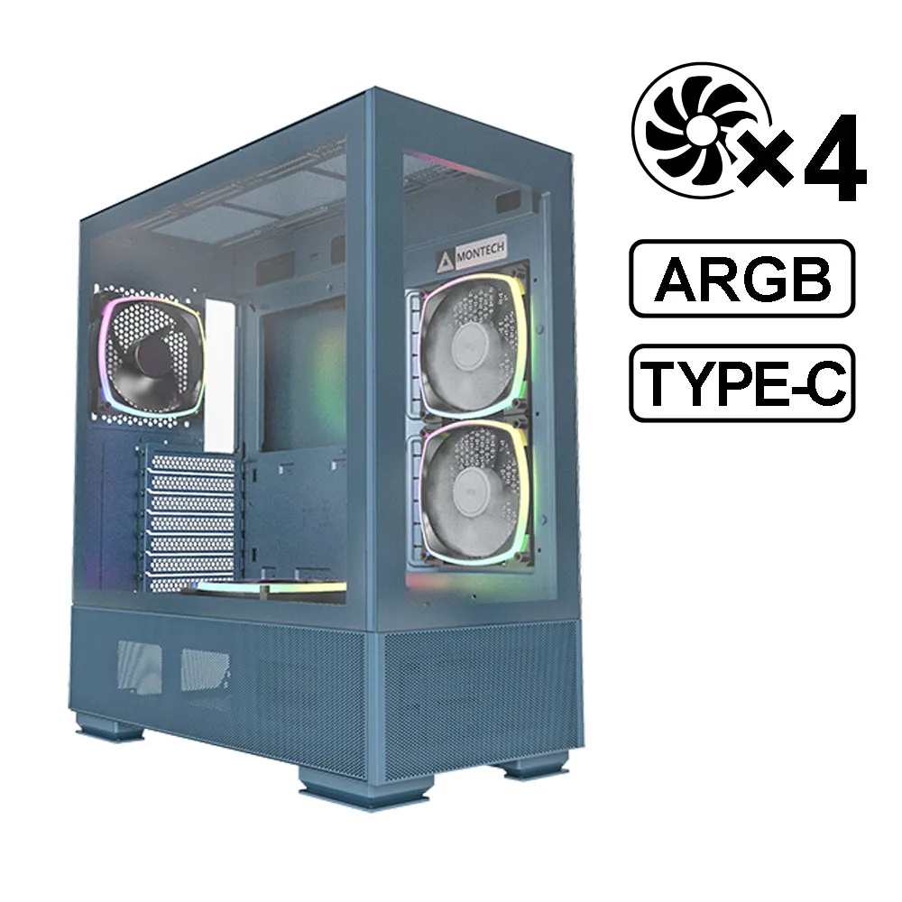 MONTECH 君主 SKY TWO 玻璃透側 ATX機殼《黑》 現貨 廠商直送 歷史價格詳細信息