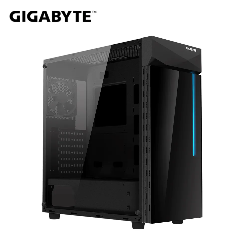 GIGABYTE 技嘉 C200 GLASS 黑/顯卡長33/CPU高16.5/ATX/電腦機殼 歷史價格詳細信息