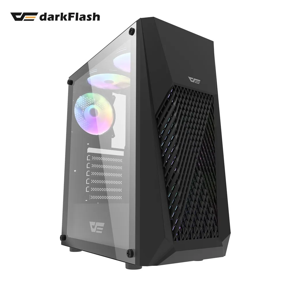 darkFlash大飛 DK150 ATX (預鎖3顆12公分炫彩固光風扇)電腦機殼 歷史價格詳細信息