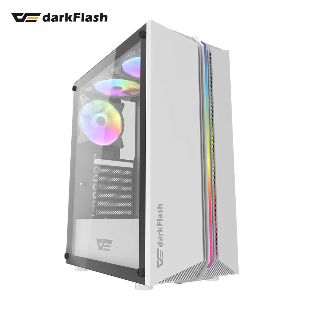 darkFlash大飛 DK150 ATX (預鎖3顆12公分炫彩固光風扇)電腦機殼 歷史價格詳細信息