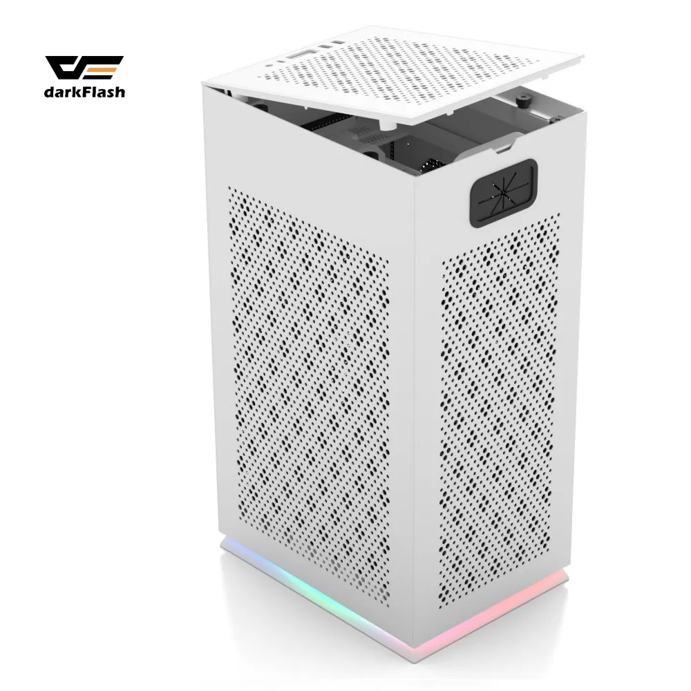 darkFlash大飛 DLH21 ITX 電腦機殼 機箱 (含9公分排風扇) 共四色 歷史價格詳細信息