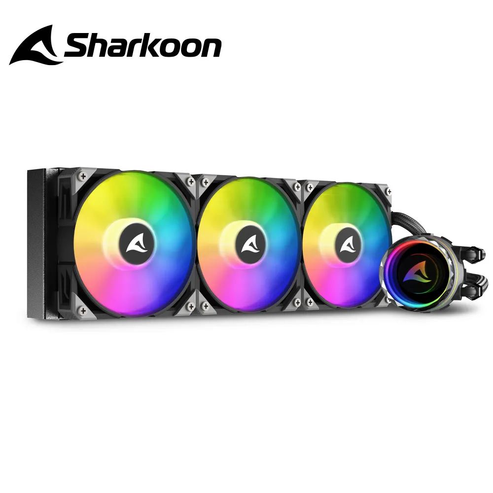 Sharkoon 德國 旋剛 RGB HEX 六風扇 ARGB Type-C 240 水冷排 ATX 電腦機殼 歷史價格詳細信息