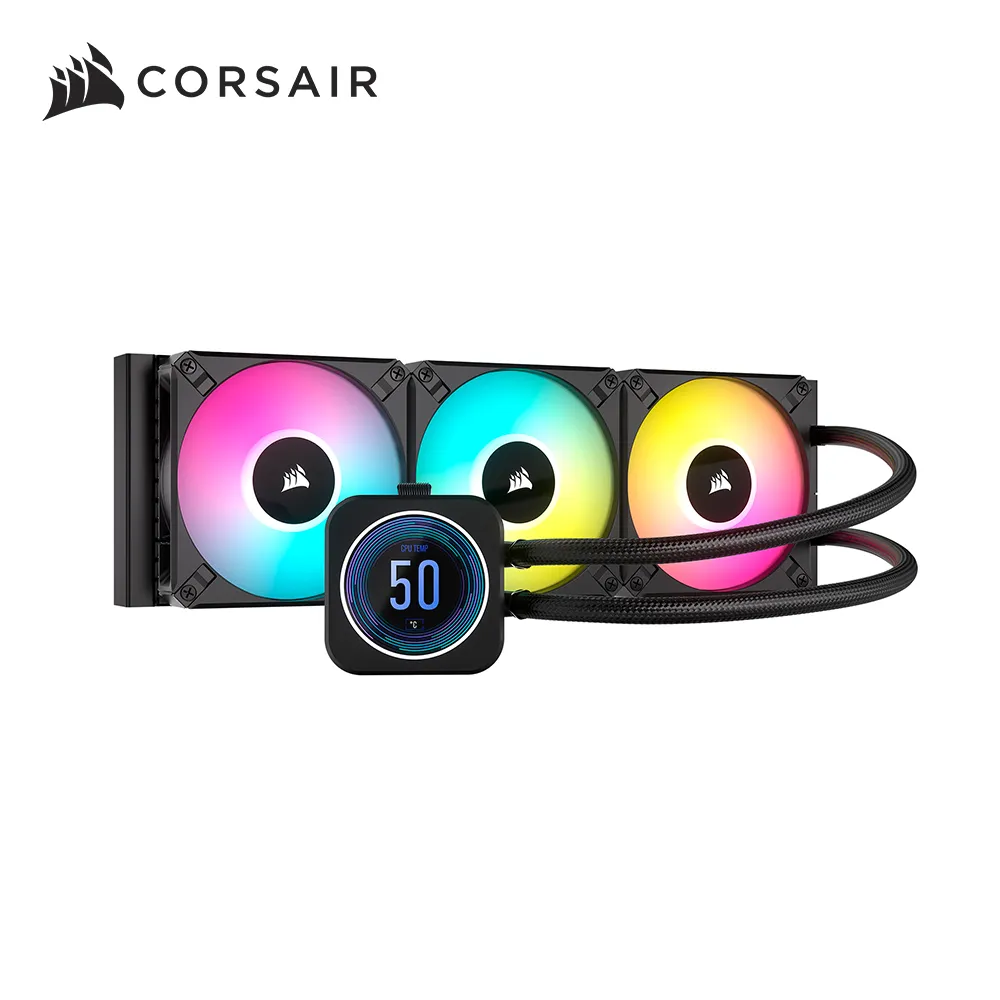 海盜船 CORSAIR iCUE H100i ELITE LCD XT 240CPU水冷散熱器 歷史價格詳細信息