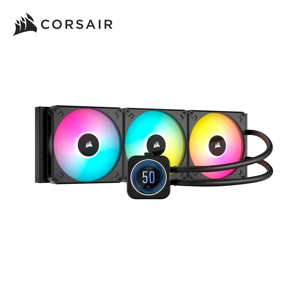 海盜船 CORSAIR iCUE H100i ELITE LCD XT 240CPU水冷散熱器 歷史價格詳細信息