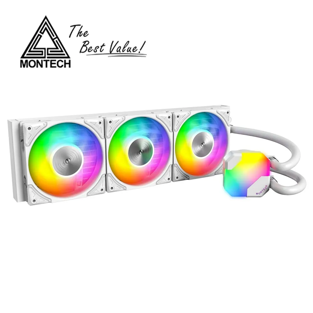 MONTECH 君主 HyperFlow ARGB 360 黑 (360mm/預安裝設計/ARGB水冷頭) 歷史價格詳細信息