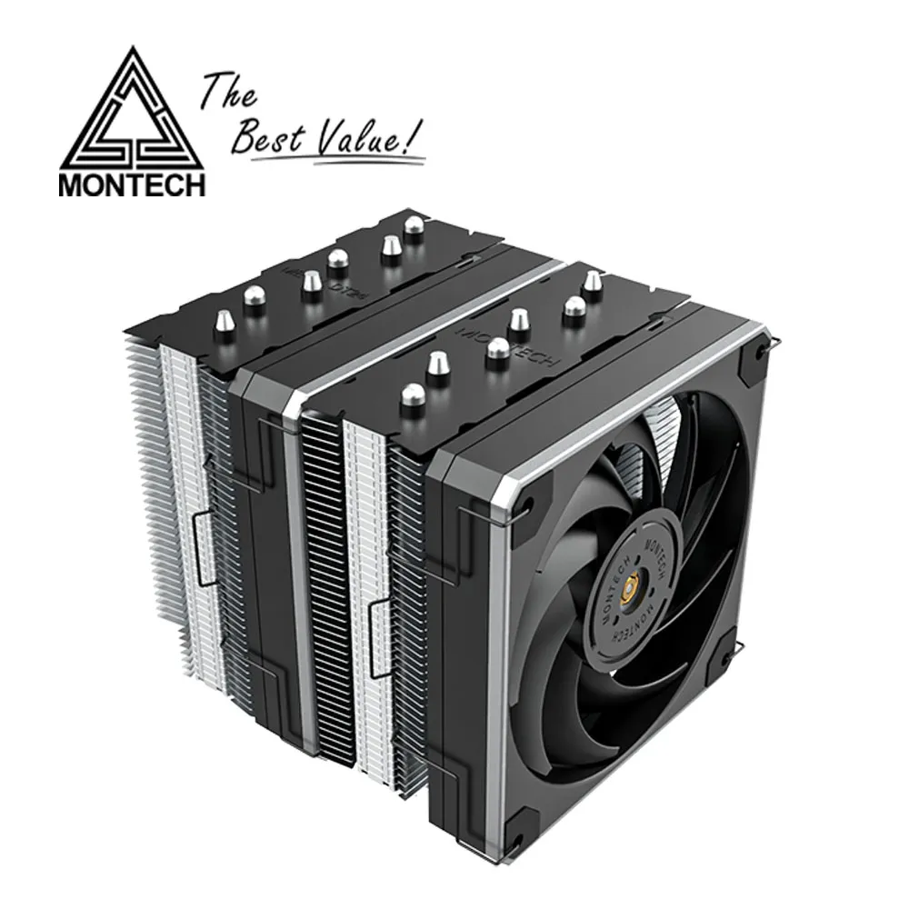 MONTECH 君主 METAL DT24 PREMIUM 豪華版 6導管 雙塔雙扇 ARGB CPU 散熱器 塔扇 歷史價格詳細信息